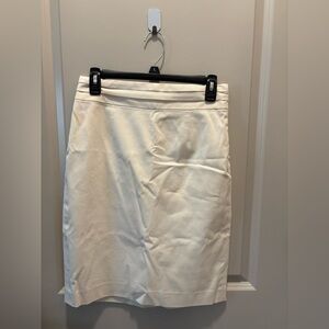 Club Monaco Cream Pencil Skirt